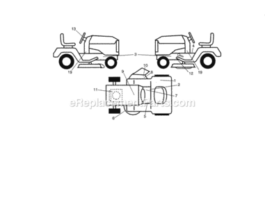 Page I Diagram and Parts List for 917253702  Craftsman Lawn Tractor
