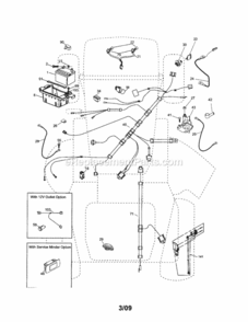 Page A Diagram and Parts List for 917253710  Craftsman Lawn Tractor