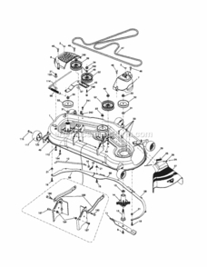 Page G Diagram and Parts List for 917253711  Craftsman Lawn Tractor