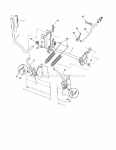 Page M Diagram and Parts List for 917253712  Craftsman Lawn Tractor