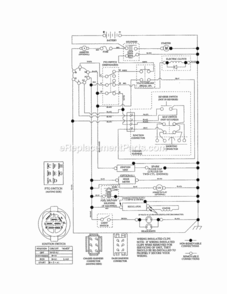 Page P Diagram and Parts List for 917253712  Craftsman Lawn Tractor