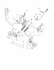 Page M Diagram and Parts List for 917253714  Craftsman Lawn Tractor