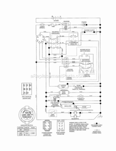 Page P Diagram and Parts List for 917253715  Craftsman Lawn Tractor