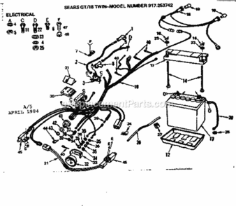 Part Location Diagram of 6009J Craftsman Bracket