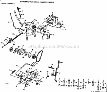 Part Location Diagram of 678H445 Craftsman Bracket