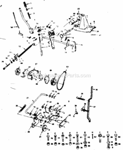 Page C Diagram and Parts List for 917253745  Craftsman Lawn Tractor