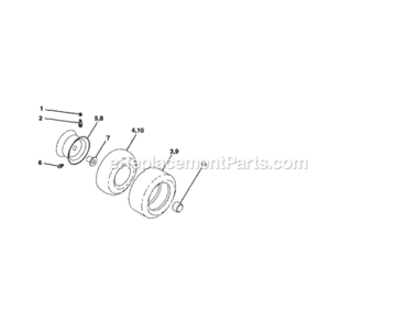 Page H Diagram and Parts List for 917253750  Craftsman Lawn Tractor