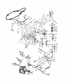 Page C Diagram and Parts List for 917253751  Craftsman Lawn Tractor