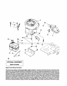 Page D Diagram and Parts List for 917253751  Craftsman Lawn Tractor