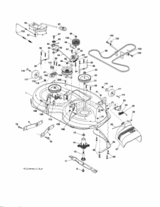 Page G Diagram and Parts List for 917253790  Craftsman Lawn Tractor