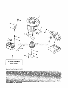 Page D Diagram and Parts List for 917253792  Craftsman Lawn Tractor