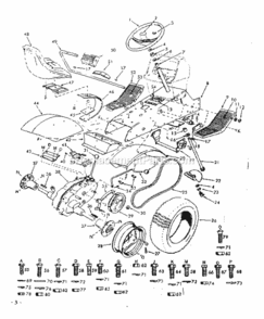 Part Location Diagram of 1062R Craftsman Foot Pedal