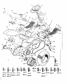 Page A Diagram and Parts List for 91725381  Craftsman Lawn Tractor