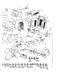 Page B Diagram and Parts List for 91725381  Craftsman Lawn Tractor