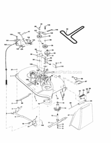 Page H Diagram and Parts List for 917253850  Craftsman Lawn Tractor