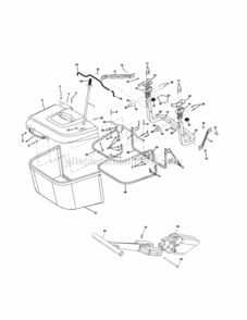 Page K Diagram and Parts List for 917253920  Craftsman Lawn Tractor
