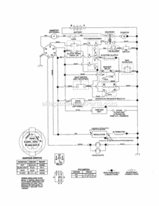 Page L Diagram and Parts List for 917253930  Craftsman Lawn Tractor