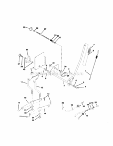 Page I Diagram and Parts List for 917253930  Craftsman Lawn Tractor