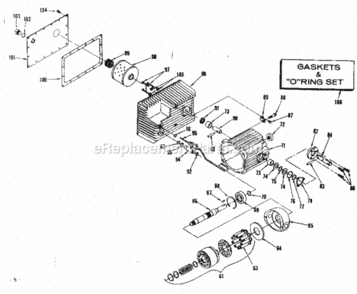 Page E Diagram and Parts List for 91725400  Craftsman Lawn Tractor