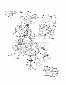 Part Location Diagram of 421668 Craftsman Deck Shield