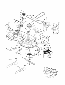 Page J Diagram and Parts List for 917254060  Craftsman Lawn Tractor