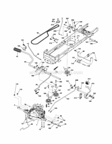 Page C Diagram and Parts List for 917254060  Craftsman Lawn Tractor