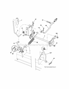Page I Diagram and Parts List for 917254060  Craftsman Lawn Tractor