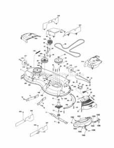 Page J Diagram and Parts List for 917254061  Craftsman Lawn Tractor