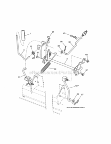 Page I Diagram and Parts List for 917254061  Craftsman Lawn Tractor