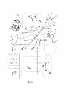 Page A Diagram and Parts List for 917254064  Craftsman Lawn Tractor