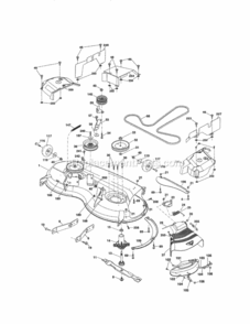 Page F Diagram and Parts List for 917254064  Craftsman Lawn Tractor