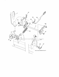 Page G Diagram and Parts List for 917254064  Craftsman Lawn Tractor