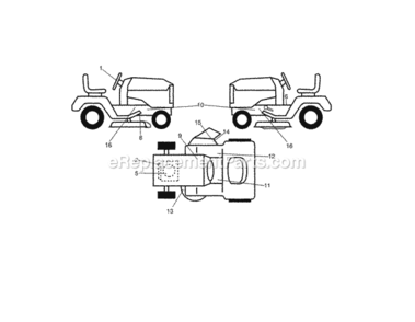 Page I Diagram and Parts List for 917254064  Craftsman Lawn Tractor