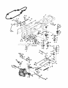 Page C Diagram and Parts List for 917254091  Craftsman Lawn Tractor