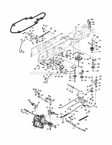 Page C Diagram and Parts List for 917254110  Craftsman Lawn Tractor