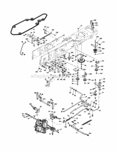 Page C Diagram and Parts List for 917254120  Craftsman Lawn Tractor