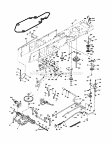 Page C Diagram and Parts List for 917254121  Craftsman Lawn Tractor