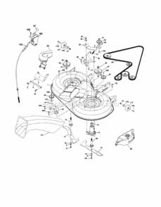 Page I Diagram and Parts List for 917254121  Craftsman Lawn Tractor