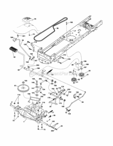Page C Diagram and Parts List for 917254130  Craftsman Lawn Tractor