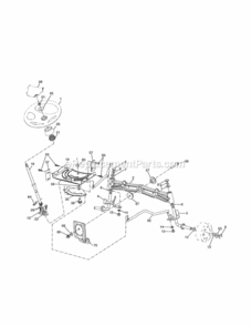 Page E Diagram and Parts List for 917254131  Craftsman Lawn Tractor