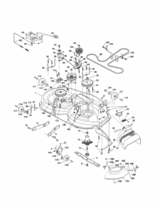 Page I Diagram and Parts List for 917254131  Craftsman Lawn Tractor