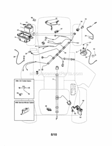 Part Location Diagram of 165298 Craftsman Decal, Drawbar Load Limit