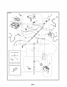 Page A Diagram and Parts List for 917254142  Craftsman Lawn Tractor