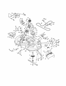 Page J Diagram and Parts List for 917254142  Craftsman Lawn Tractor