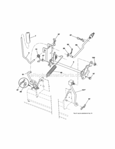 Page I Diagram and Parts List for 917254142  Craftsman Lawn Tractor
