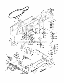 Page C Diagram and Parts List for 917254150  Craftsman Lawn Tractor