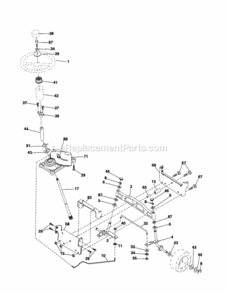 Page E Diagram and Parts List for 917254150  Craftsman Lawn Tractor