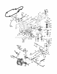 Page C Diagram and Parts List for 917254160  Craftsman Lawn Tractor