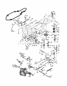 Page C Diagram and Parts List for 917254161  Craftsman Lawn Tractor