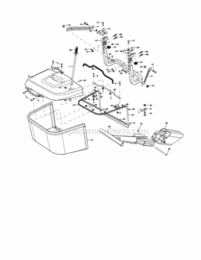 Page K Diagram and Parts List for 917254170  Craftsman Lawn Tractor